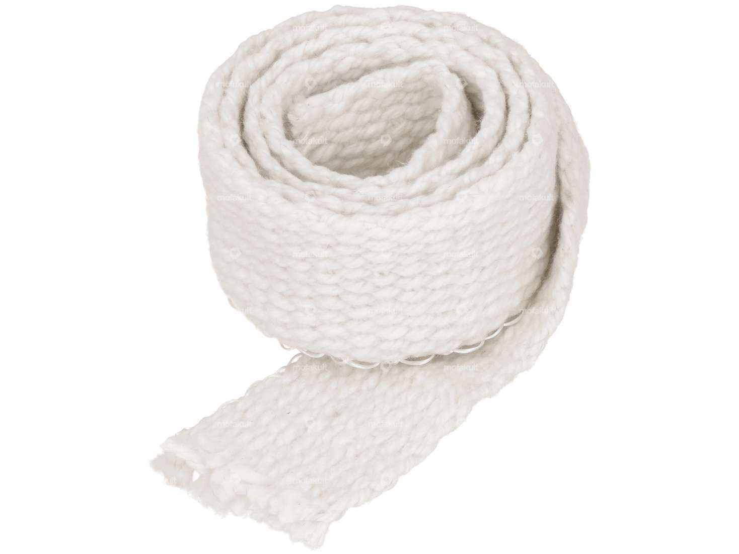 VITCAS sealing tape 50 x 3 mm glass fiber white (per meter) Carousel Image 1