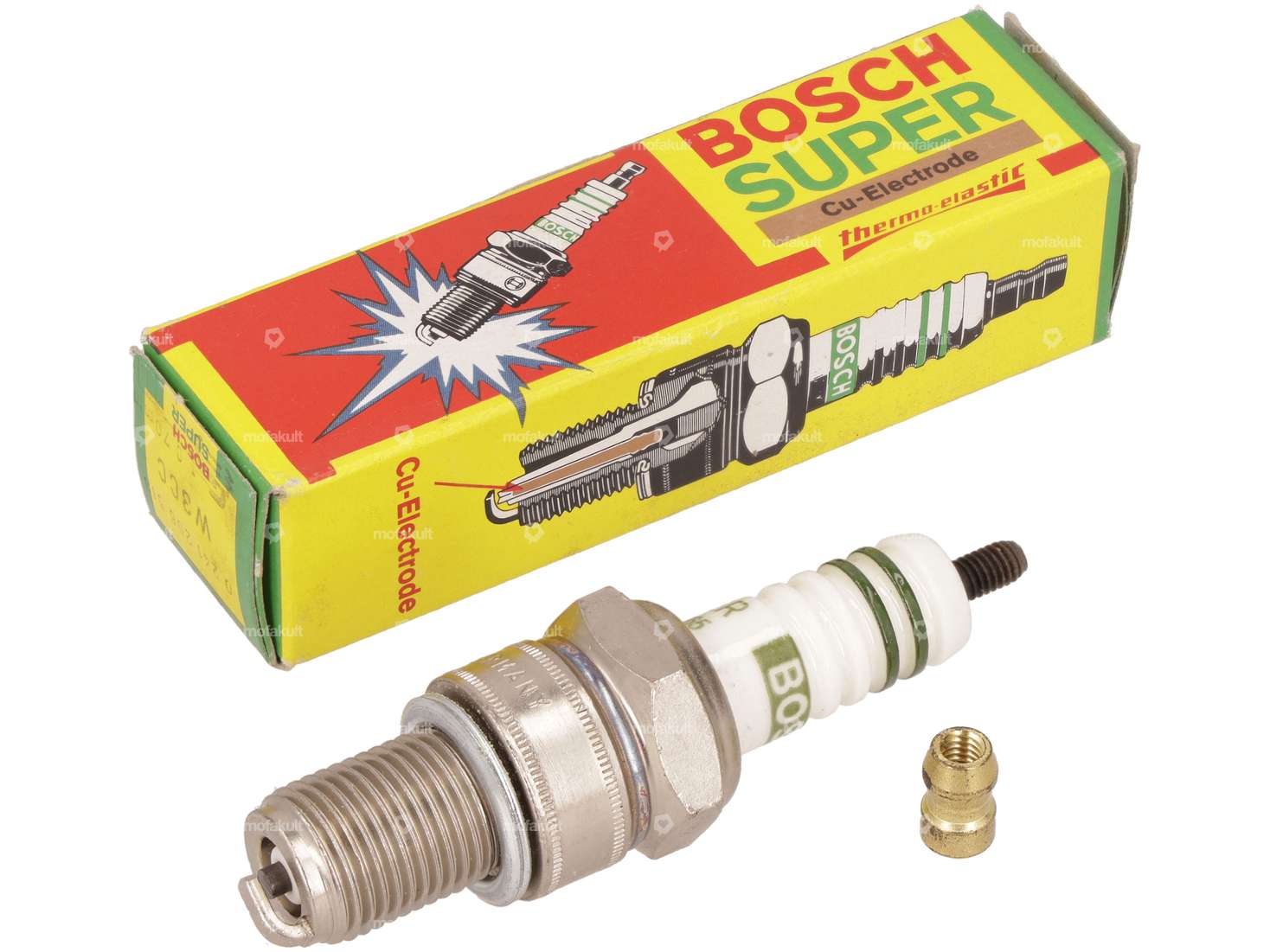 Bosch W3CC Zündkerze Cu-Elektrode Langgewinde NOS Carousel Image 1