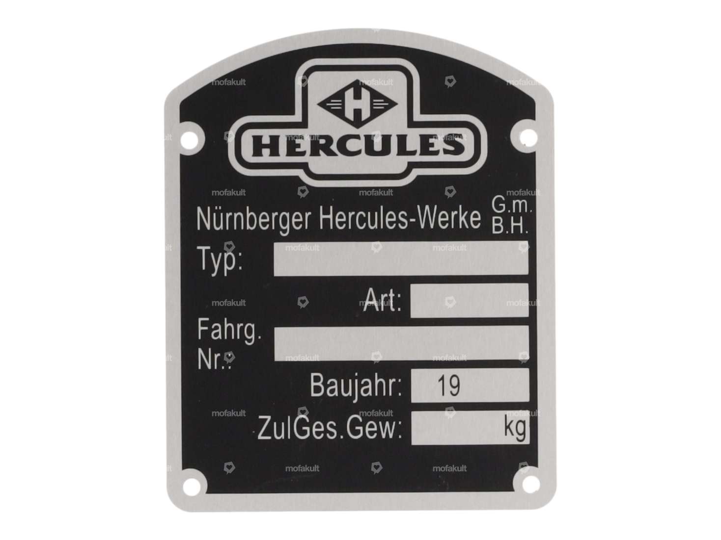 Typenschild gross | Hercules Carousel Image 1