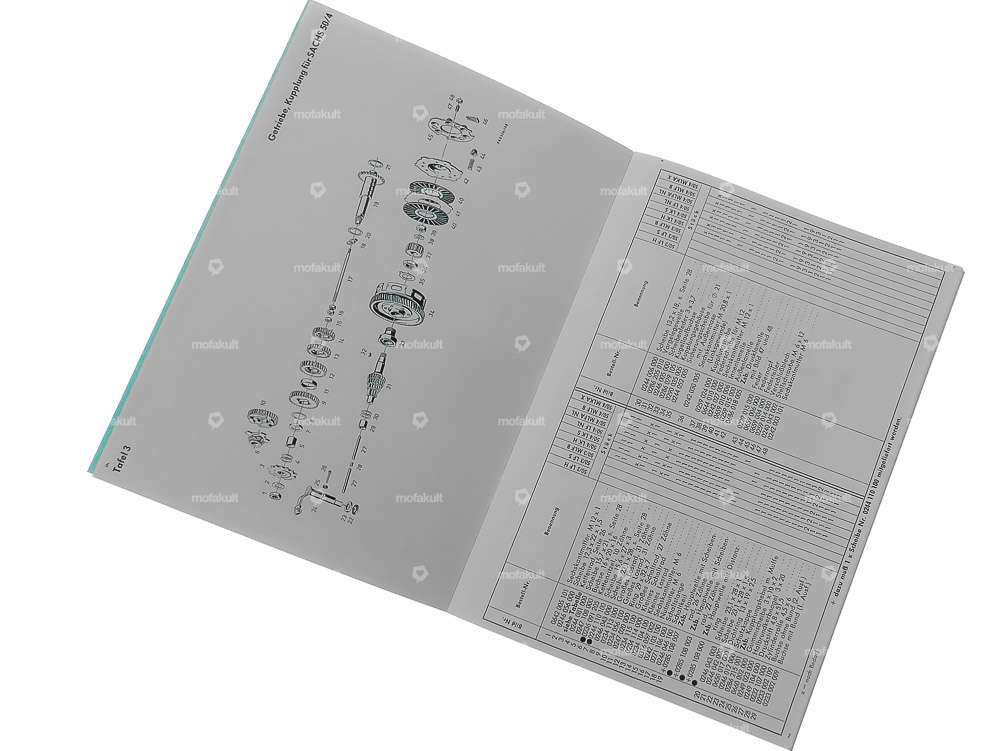 Ersatzteil-Liste | Sachs 50/3 LF, MLF, 50/4 LK, LF, MLFA, MLKA Motoren Carousel Image 2