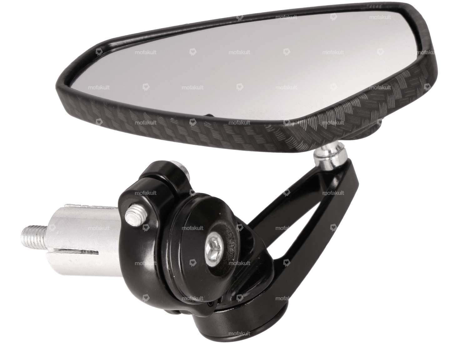 Spiegel CNC «Diamant» Steckvariante Alu Carbon-Look Carousel Image 3