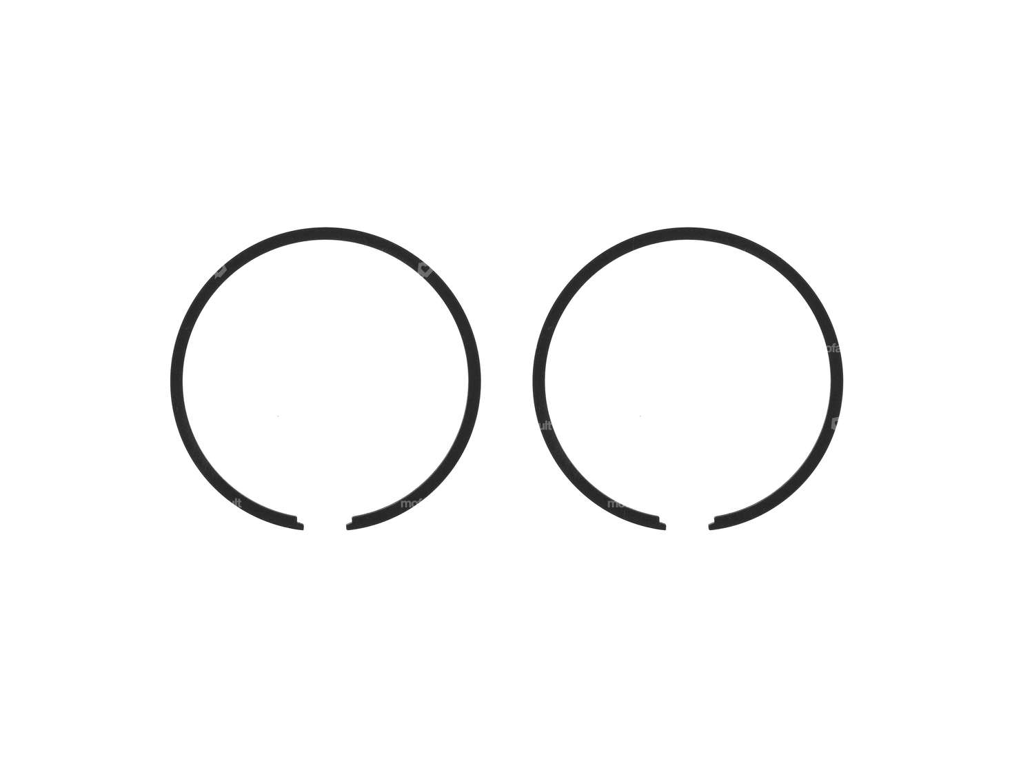 DMP piston rings 38x1.5 mm black (pair) | Puch Carousel Image 1