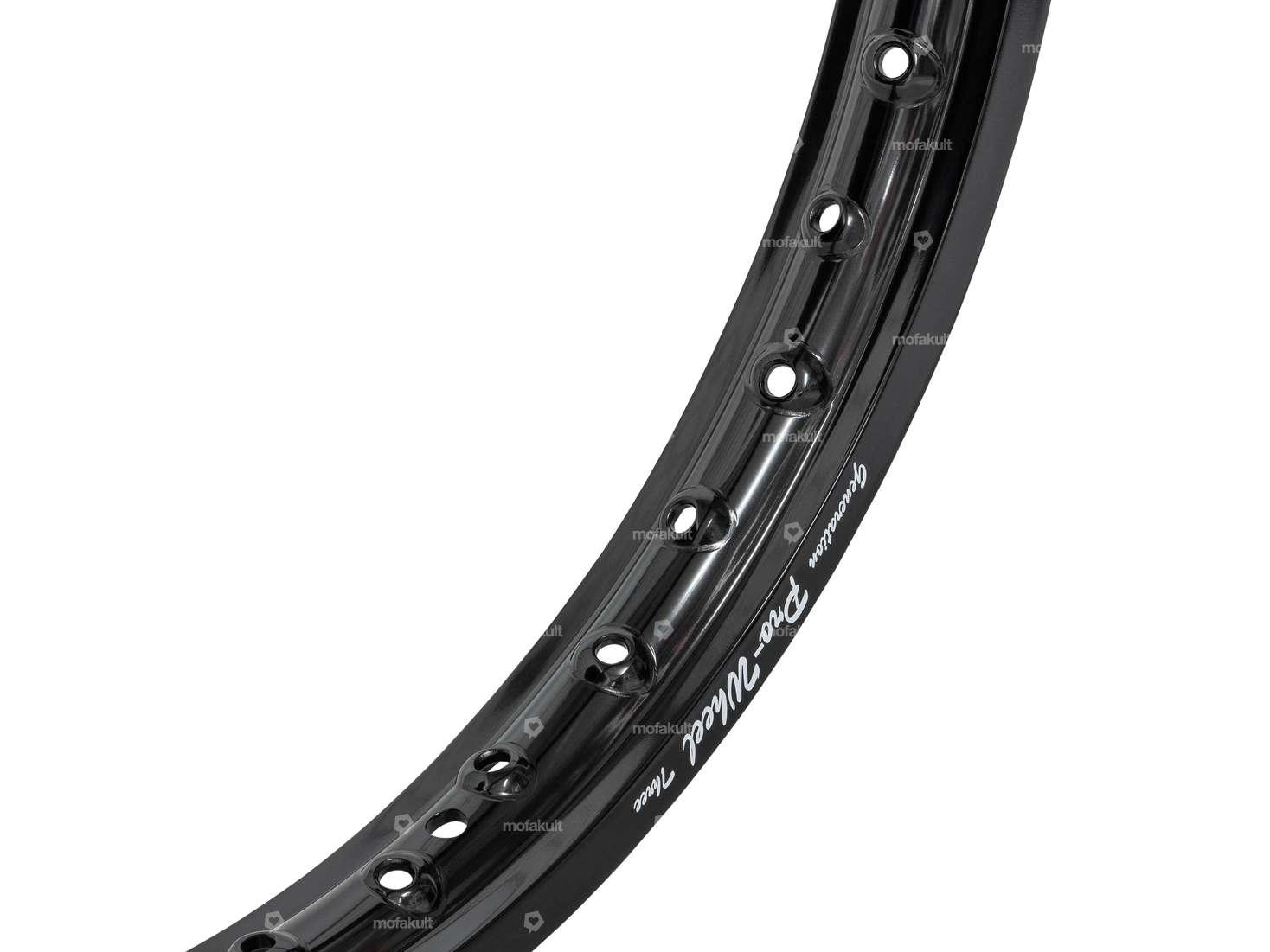 Felgenring 1.40 x 17" (49 mm) Alu schwarz eloxiert Carousel Image 2