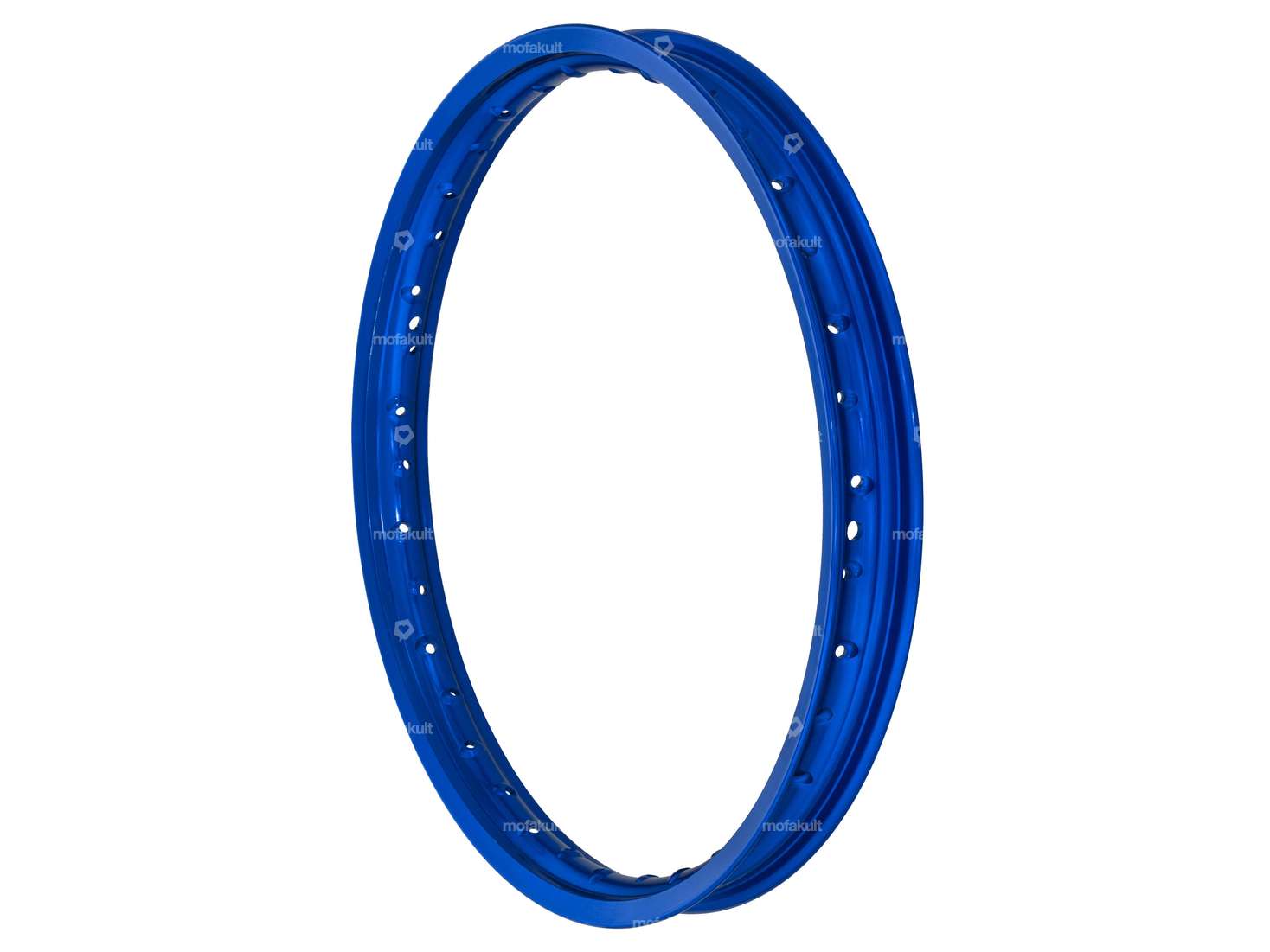 Rim ring 1.40 x 17" (49 mm) aluminum blue anodized Carousel Image 1