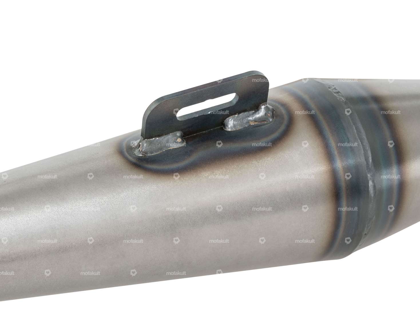 HOMOET Auspuff P4 blank | Puch (gerader Auslass) Carousel Image 3