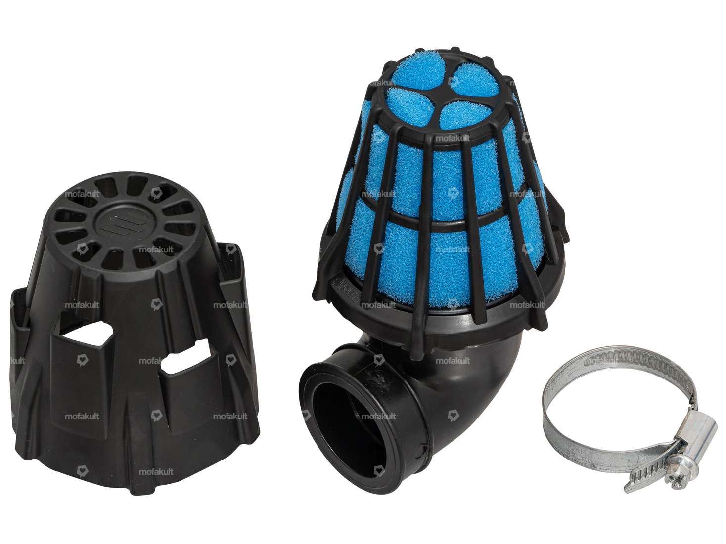 Polini Luftfilter 90° Air Box Ø 32 mm Carousel Image 1