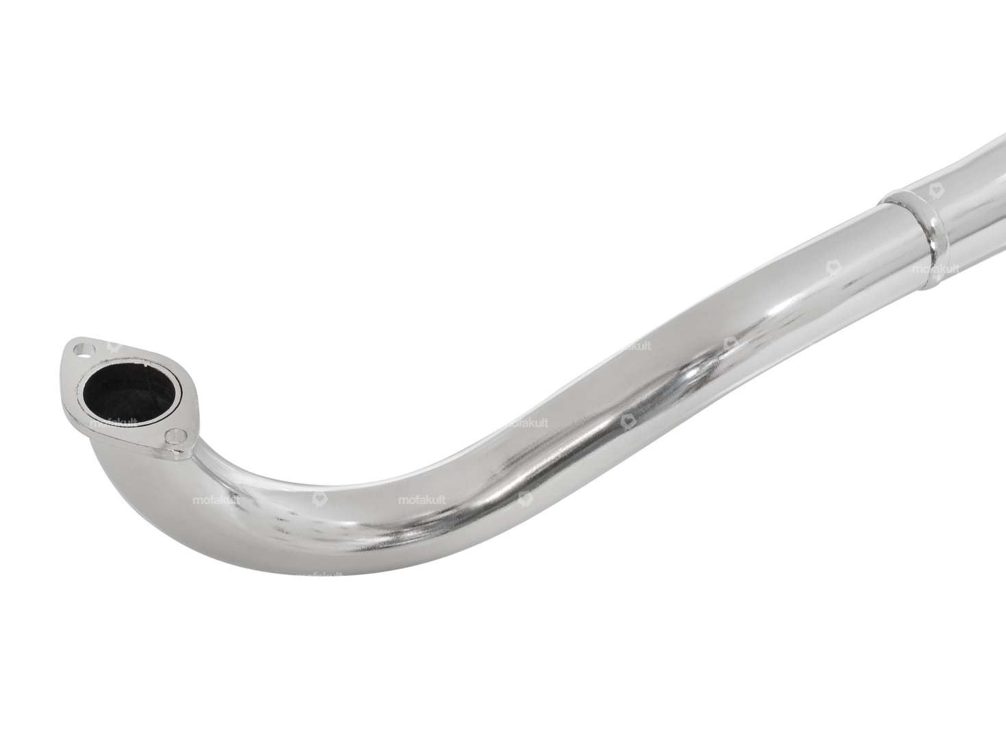 Exhaust sidepipe 28 mm chrome | Puch Maxi S Carousel Image 2