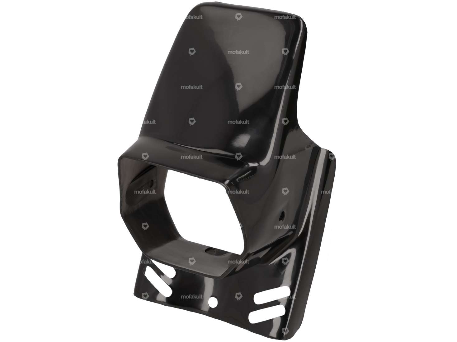 Frontmaske schwarz eckig Carousel Image 1