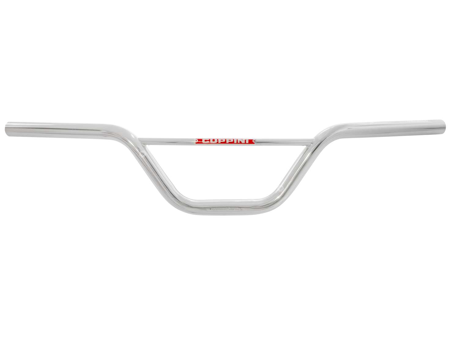 Handlebar fork plate 13 cm curved with chrome strut Carousel Image 1