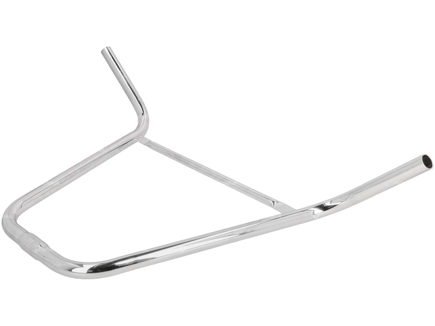 Lenker Vorbau 40 cm geschwungen mit Strebe Chrom Carousel Image 2