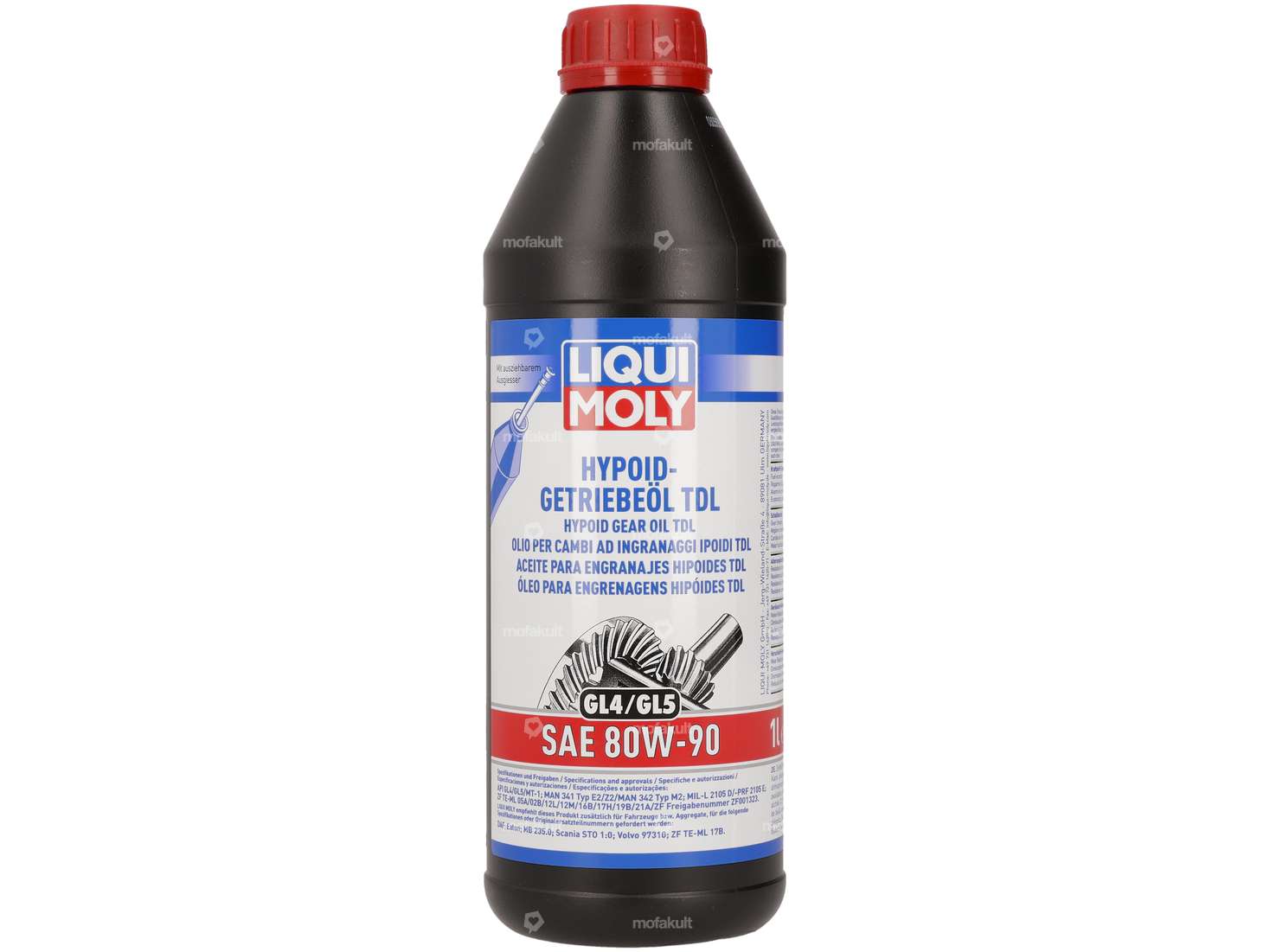 LIQUI MOLY SAE 80W-90 Getriebe-Öl 1 L Carousel Image 1