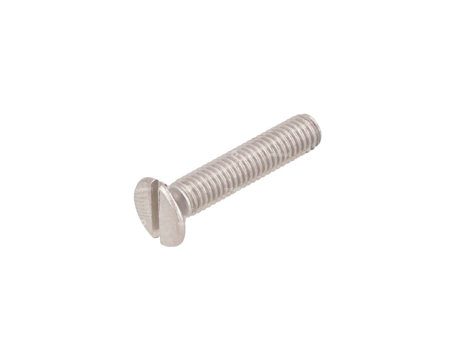 Screw M5x25 countersunk head slotted Inox Carousel Image 1