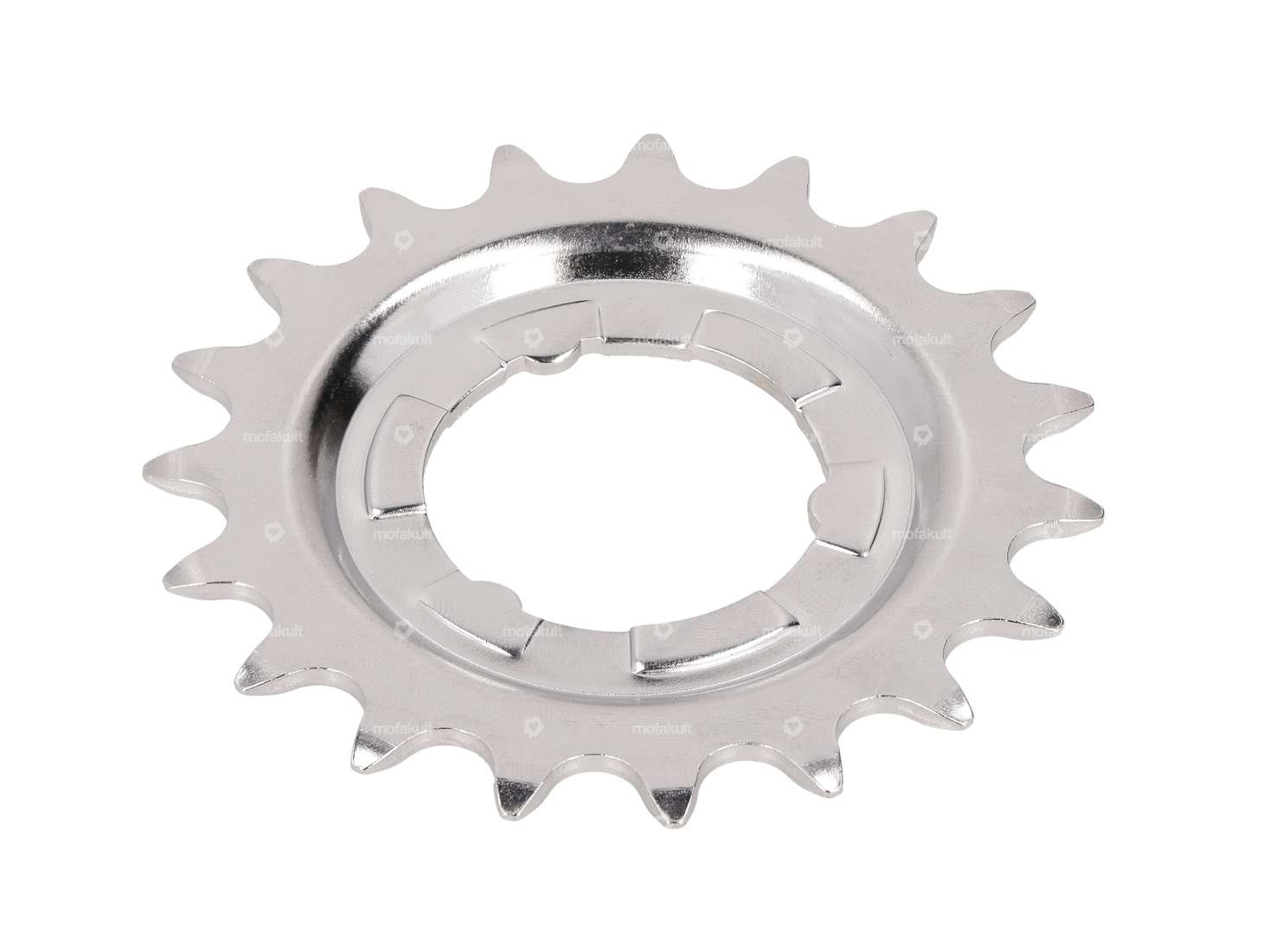 Zahnkranz Rücktritt 19 z. leicht gekröpft Chrom Carousel Image 1