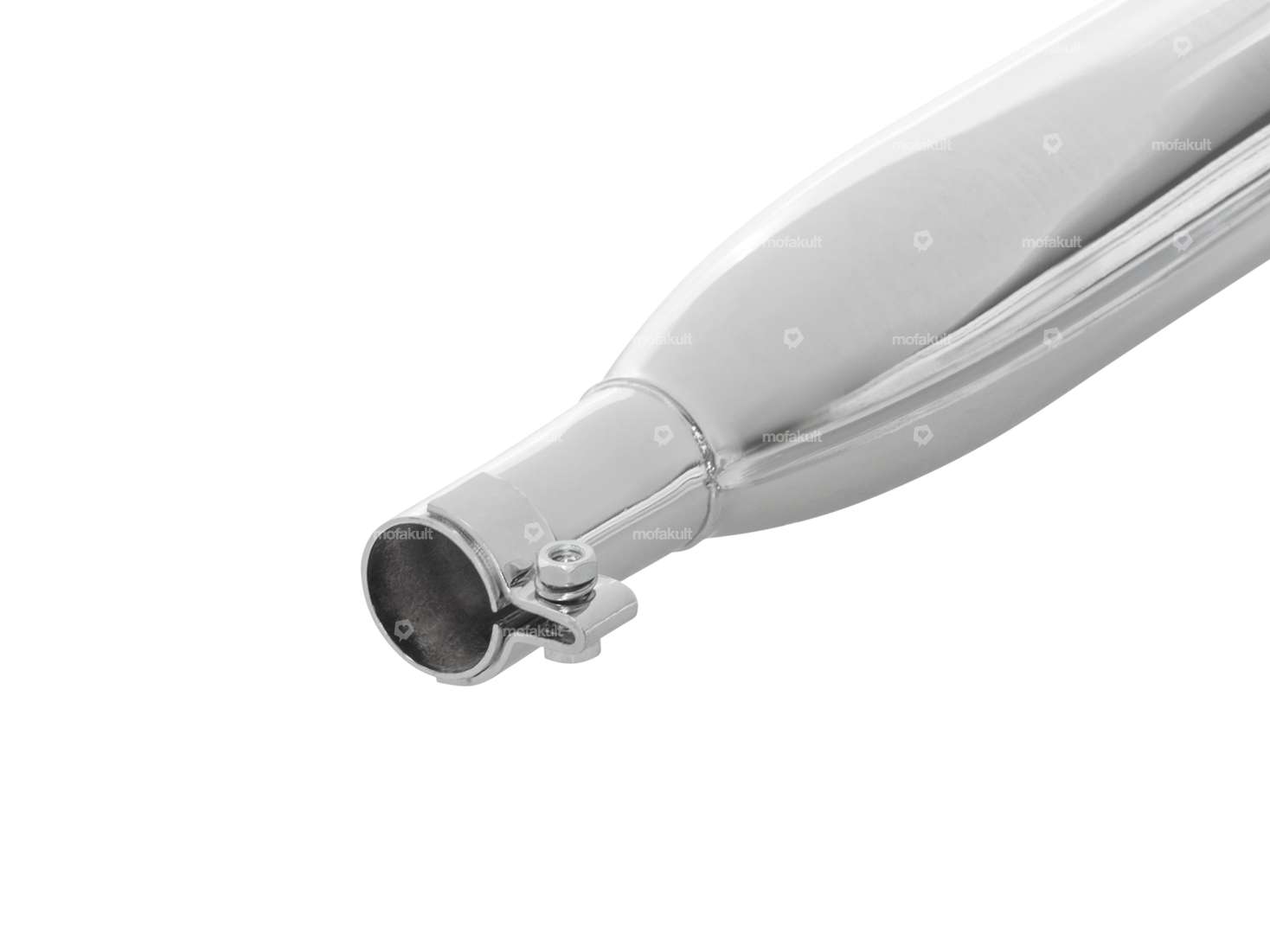 Rear Muffler Ø 27 / 60 mm Chrome Exhaust | ILO Carousel Image 3