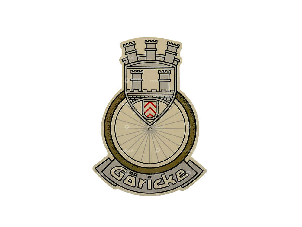 Wasserabziehbild Göricke Wappen silber Carousel Image 1