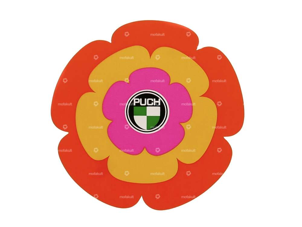 Aufkleber Hippie-Blume Schutzblech | Puch X30 Velux Carousel Image 1