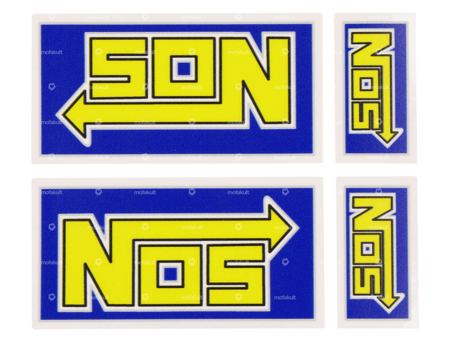 Klebersatz «NOS» 4-tlg. Carousel Image 1