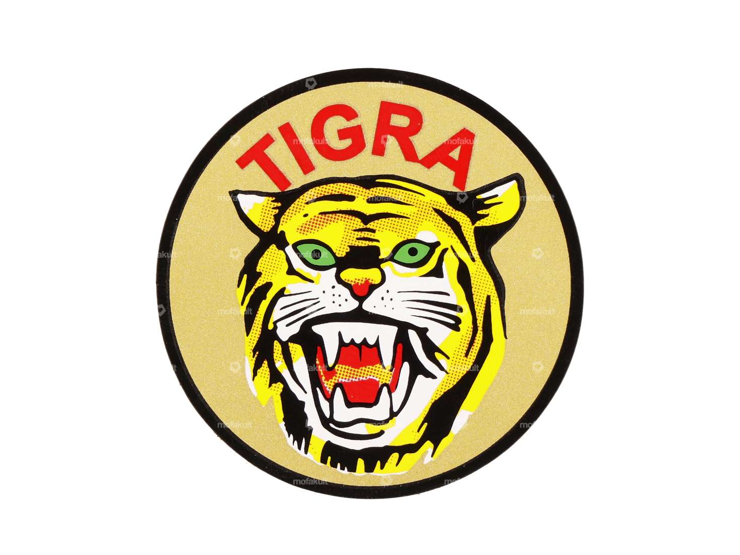 swiing® revival Aufkleber «TIGRA» Wappen Ø 44 mm | Tigra Caravelle Carousel Image 1