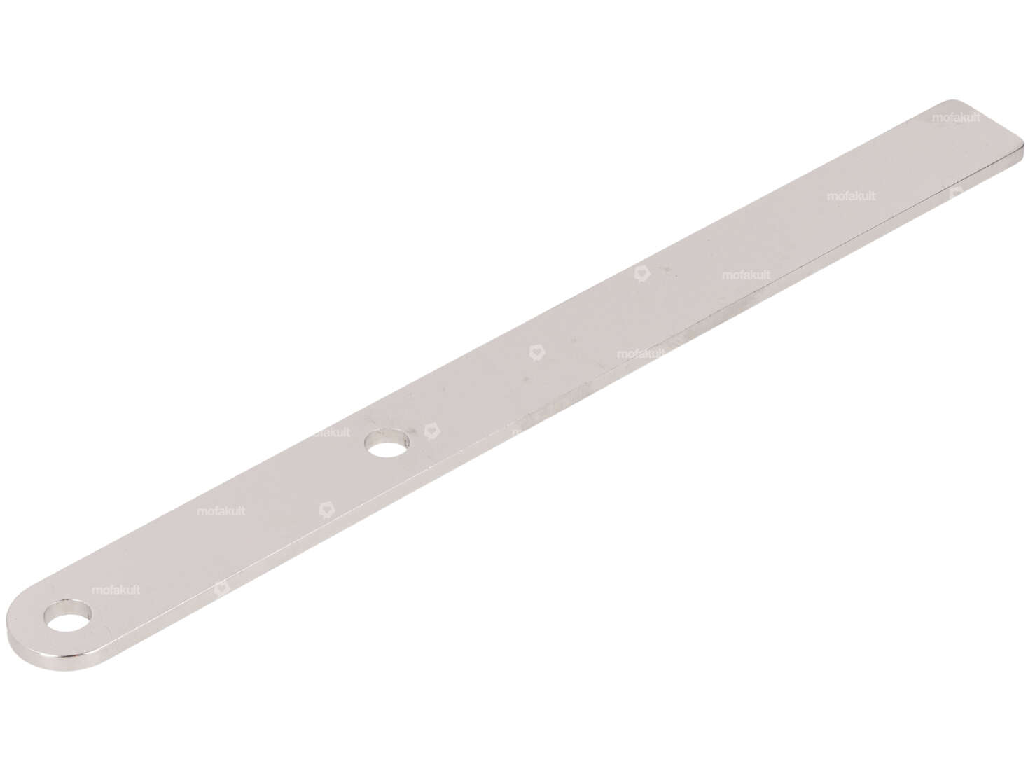 66HEROES Rücklicht Aufnahmeblech Nummernschild Custom seitlich Inox Carousel Image 1