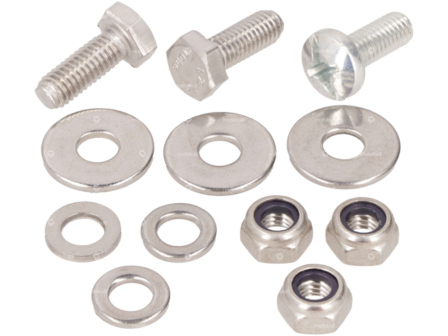 swiing® revival Schrauben-Set Rücklicht Inox | Pony GTX 521 Carousel Image 1