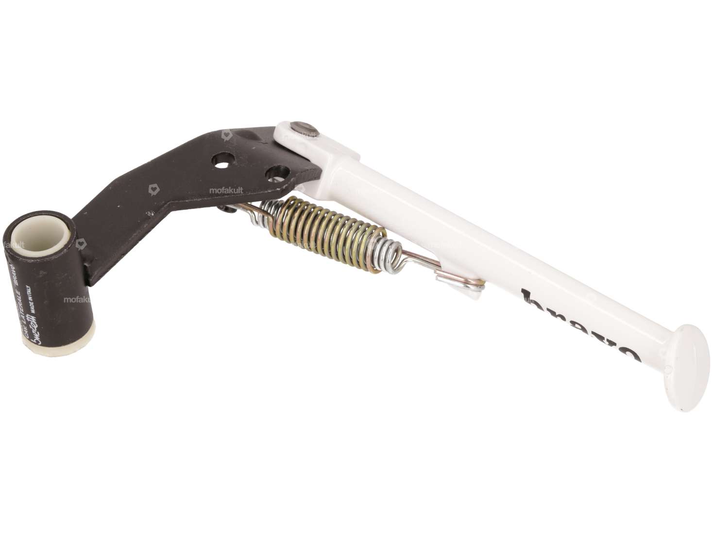 Buzzetti Seitenständer «bravo» weiss NOS | Piaggio Bravo, SUPERbravo Carousel Image 2