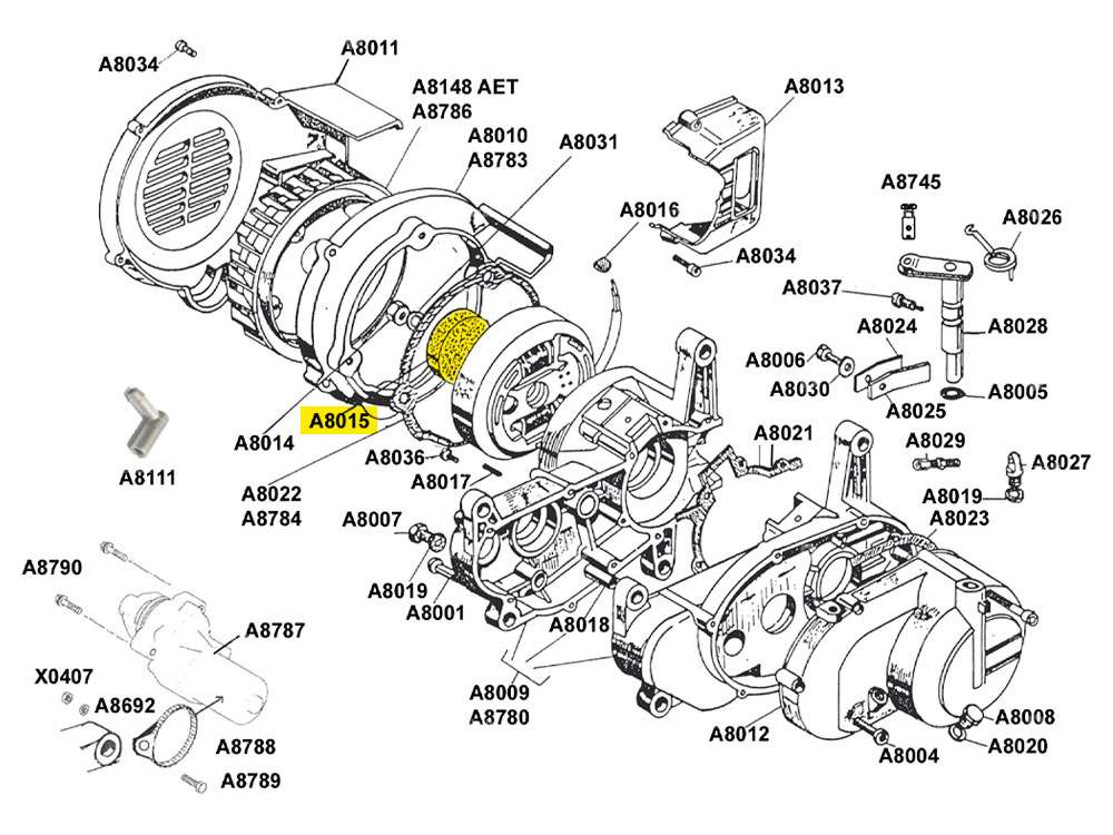 Silencing disk | Beta 521 (A8015) Carousel Image 2