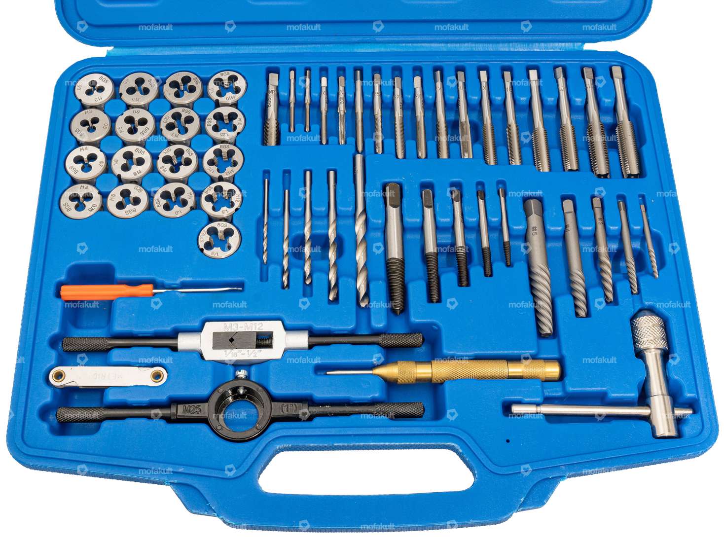 BGS Gewindeschneid-Satz (M3 - M12) 56-tlg. Carousel Image 2