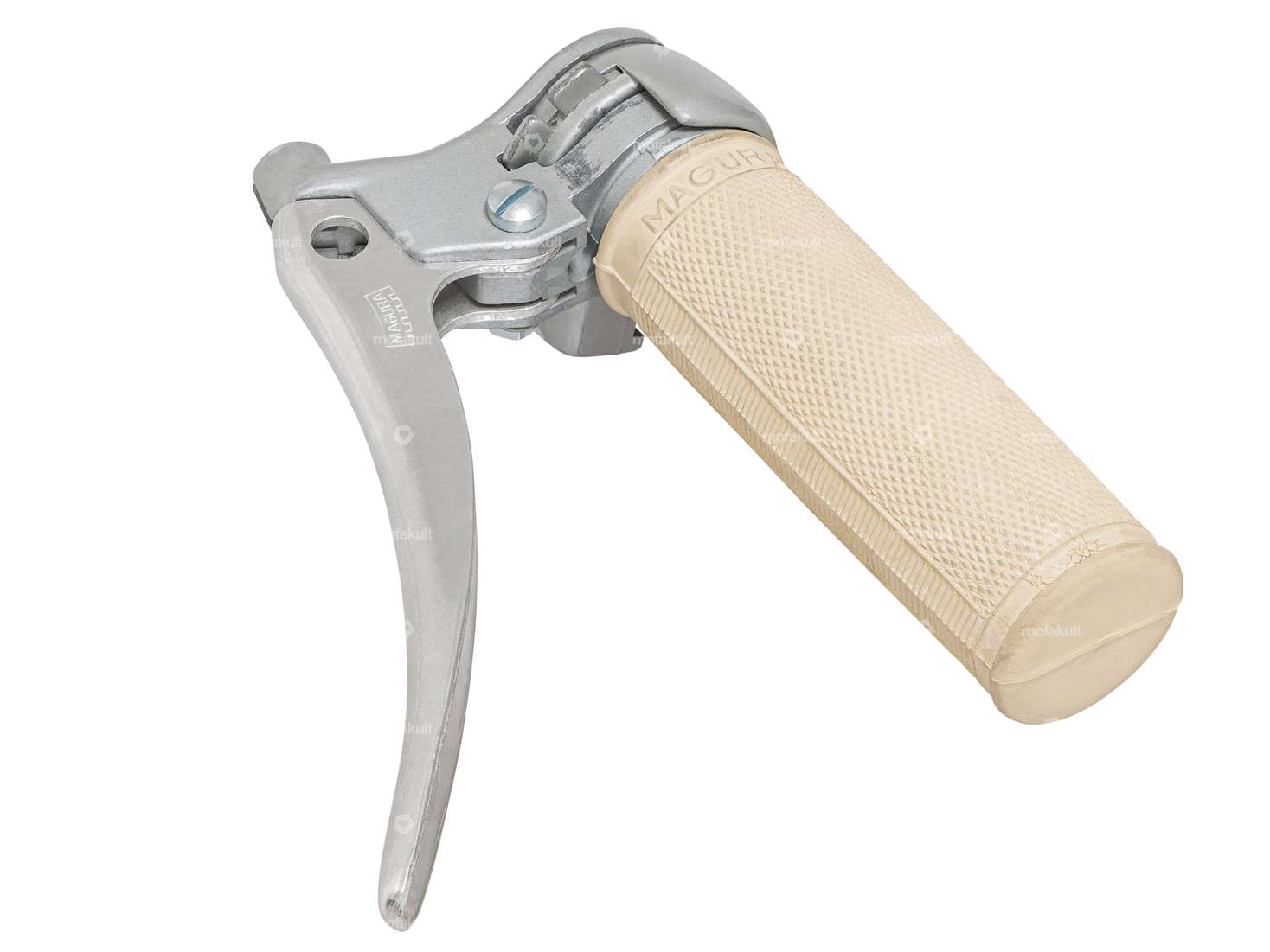 Magura Schaltgriff 2-Gang beige / silber NOS Carousel Image 3