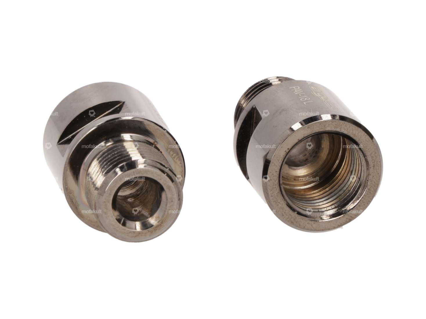 ergotec pedal axle extension set 18 mm left & right 9/16" Carousel Image 2