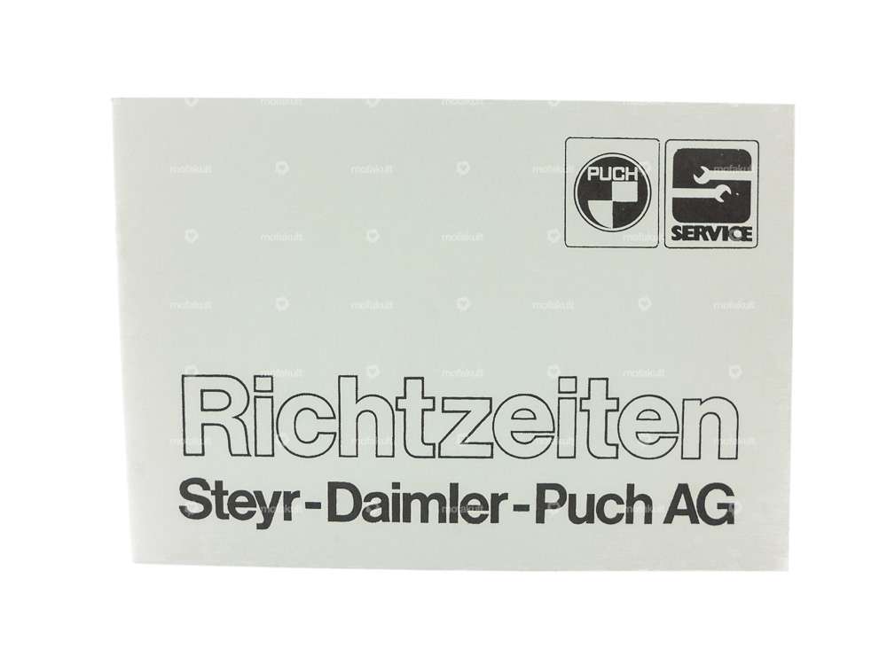 Richtzeiten | Steyr - Daimler - Puch AG Carousel Image 1