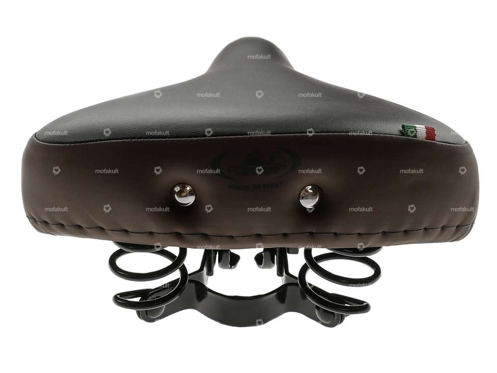 Sattel Comfort Tonnenfedern schwarz / braun Carousel Image 5