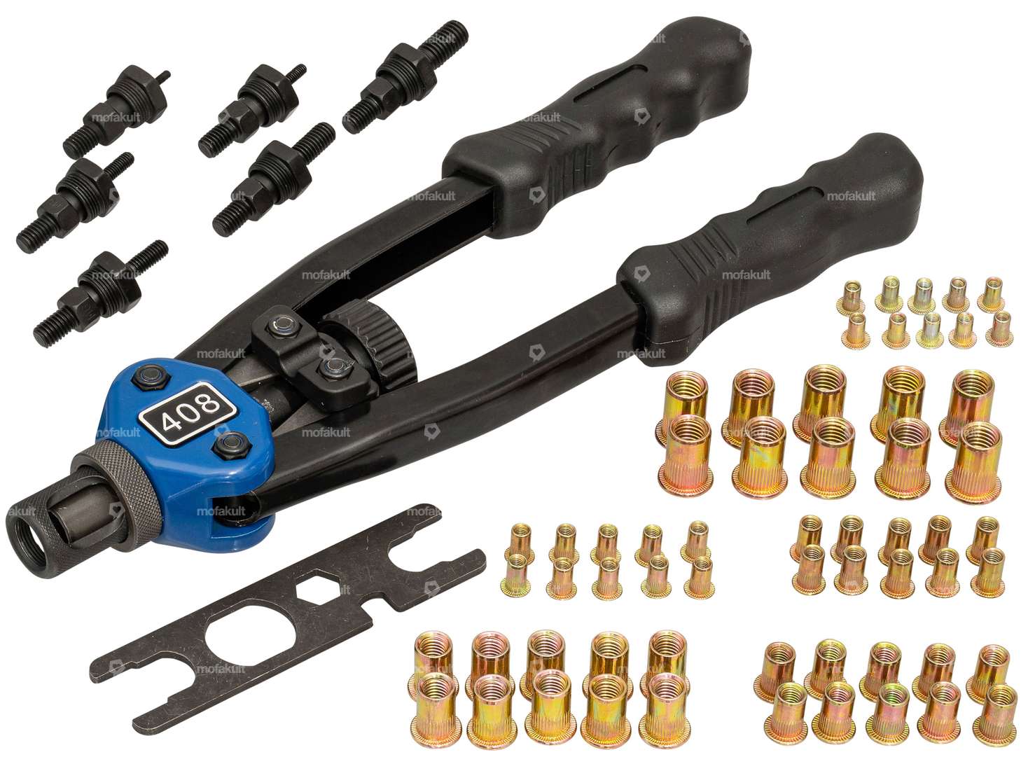 BGS rivet nut pliers set 68 pcs. Carousel Image 1