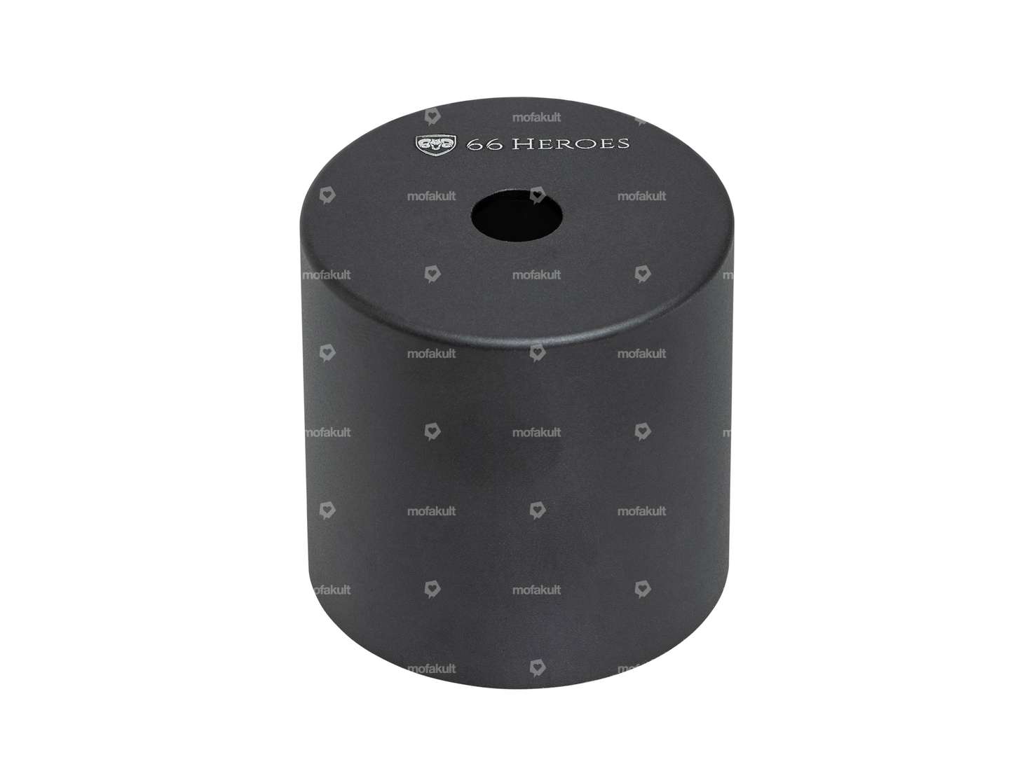 66HEROES Tachobecher Ø 48 mm schwarz eloxiert Carousel Image 2