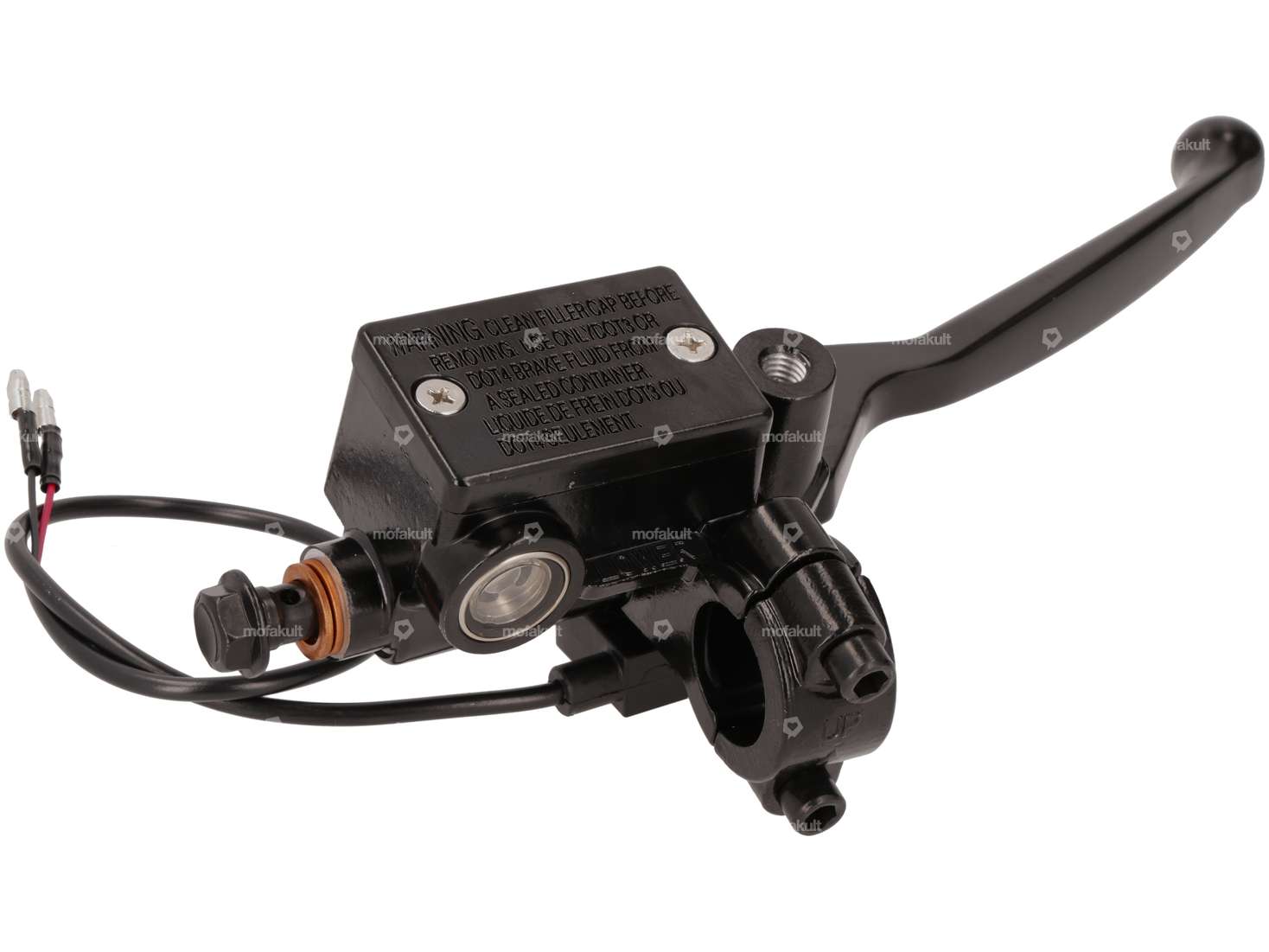 Bremshebel rechts Scheibenbremse mit Ölbehälter schwarz Carousel Image 2