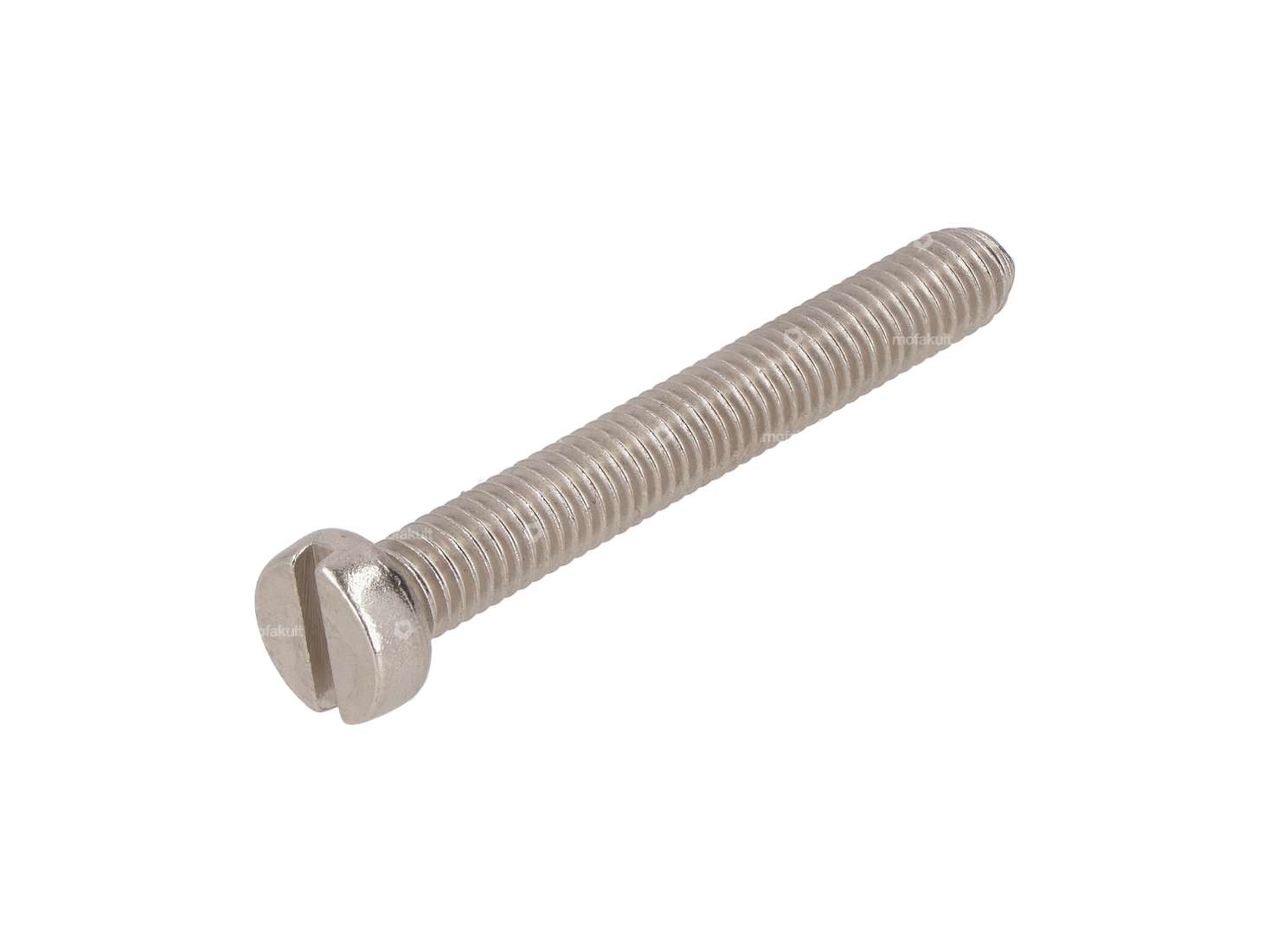 Schraube M6x45 Zylinderkopf Schlitz Inox Carousel Image 1