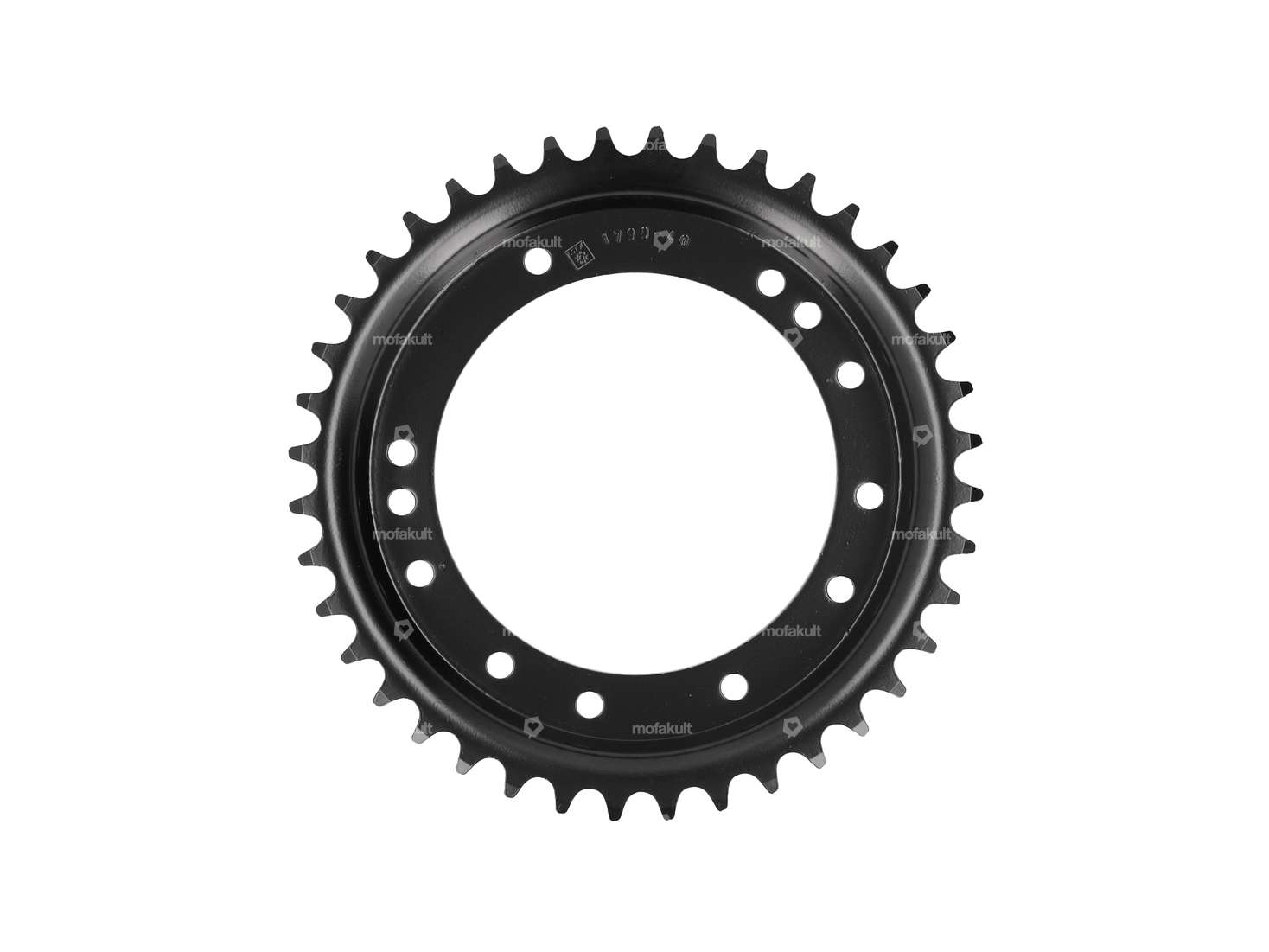 ESJOT sprocket 40 teeth (4/5/6 hole) Ø 98 mm cranked black Carousel Image 1