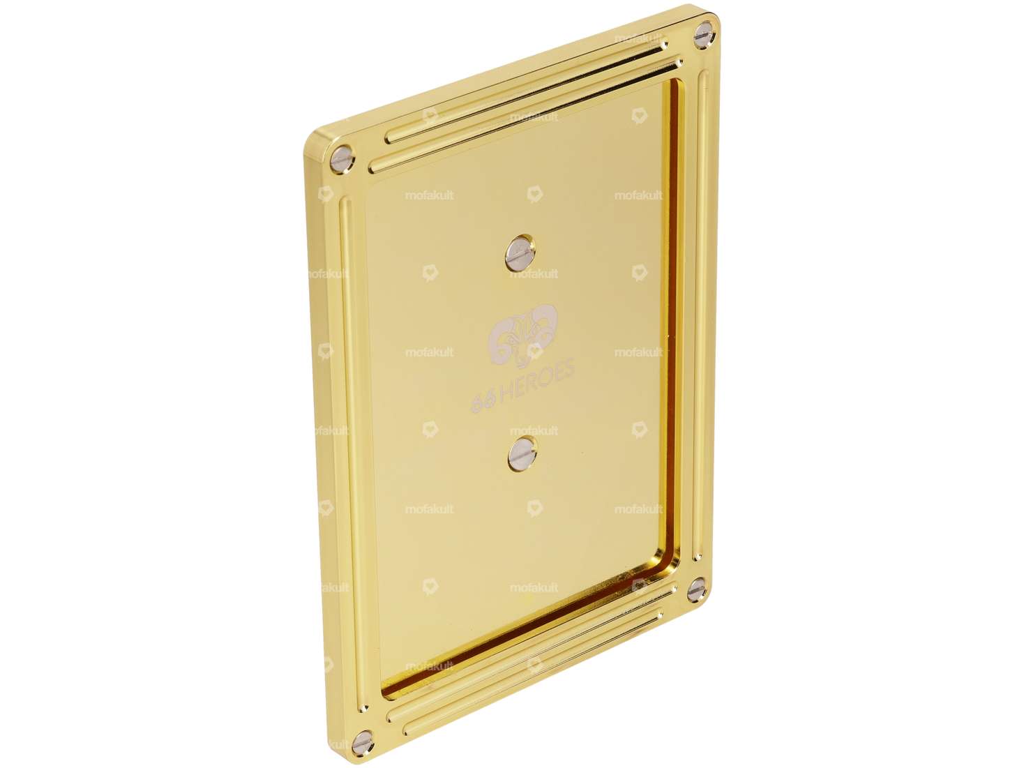 66HEROES Nummernrahmen Custom gold (CH-Version) Carousel Image 1