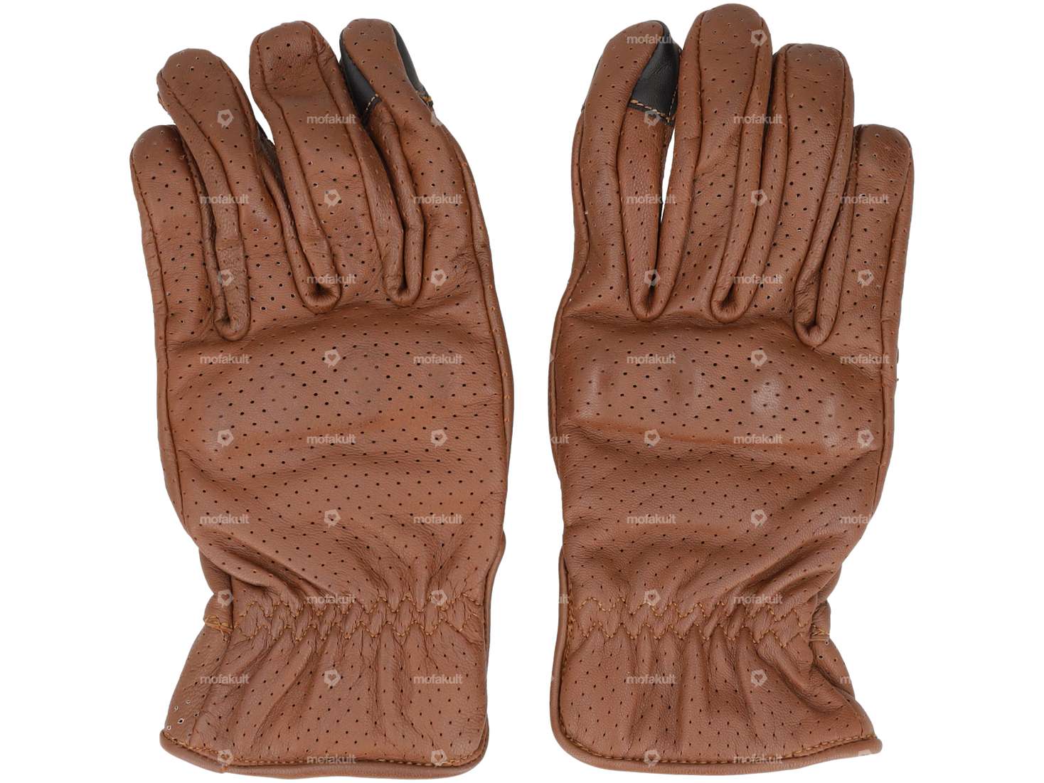 IXON glove "RS NIZO" leather brown Carousel Image 1