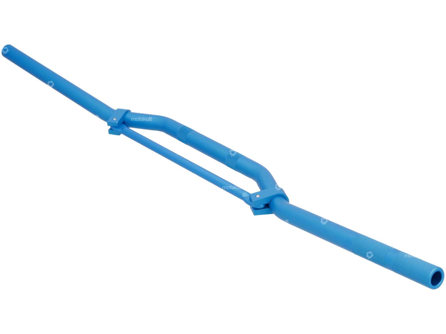 Rennlenker Gabelplatte 8 cm / breit Aluminium blau Carousel Image 2