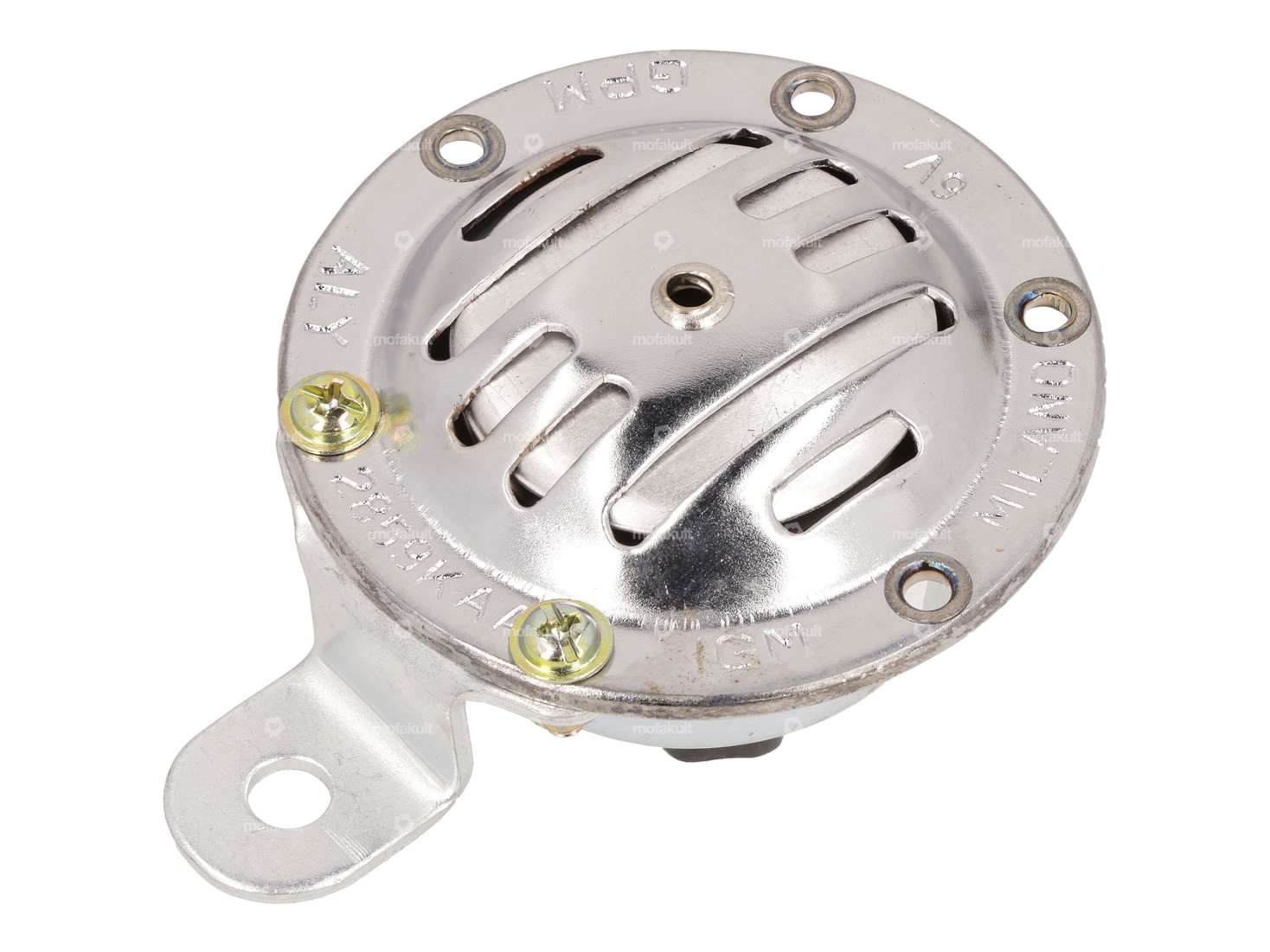 EFFE Horn 6V 18W (AC - Wechselstrom) mit Halterung verzinkt Carousel Image 1