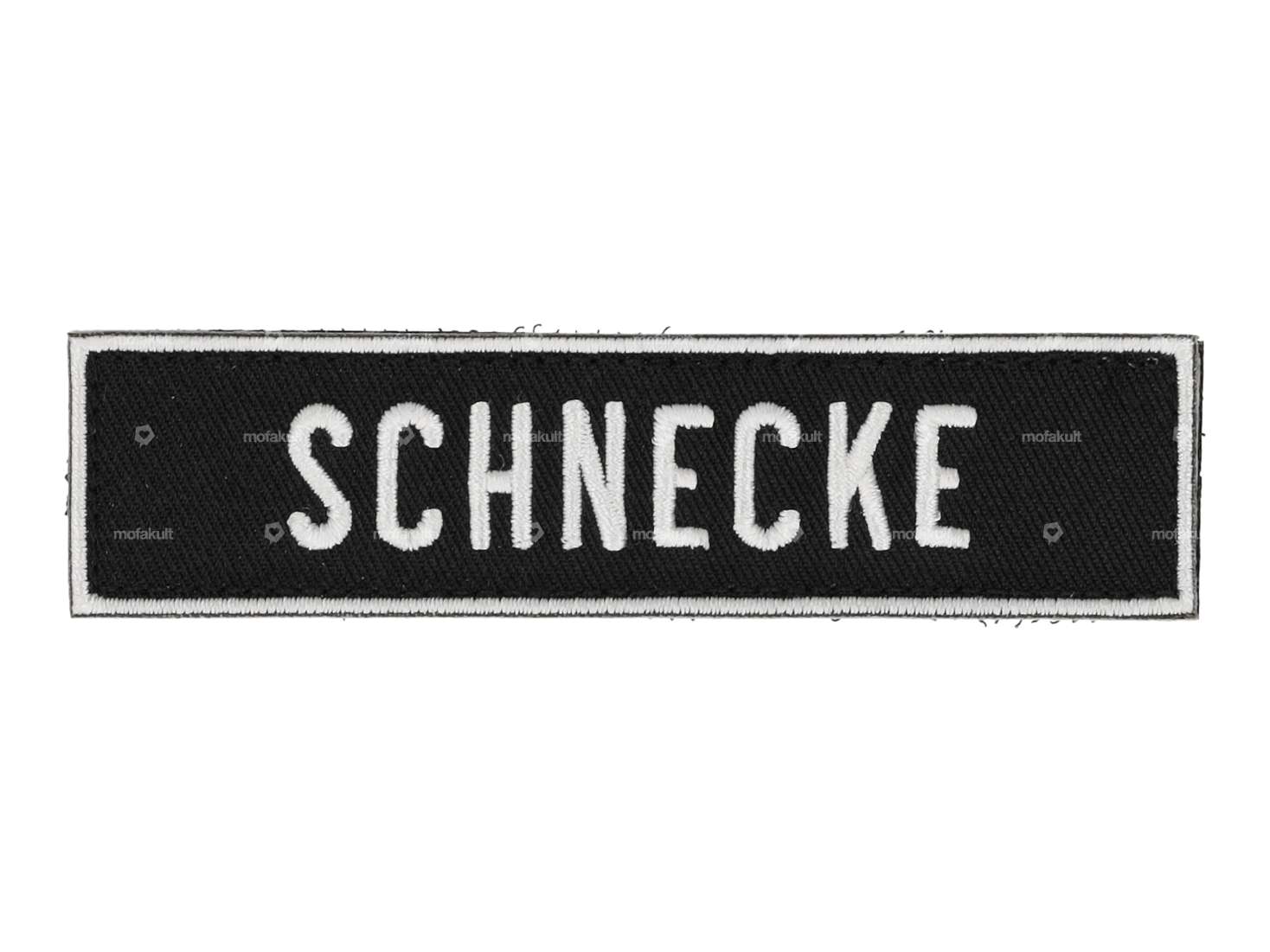 mk-Merch patch "SCHNECKE" black Carousel Image 1