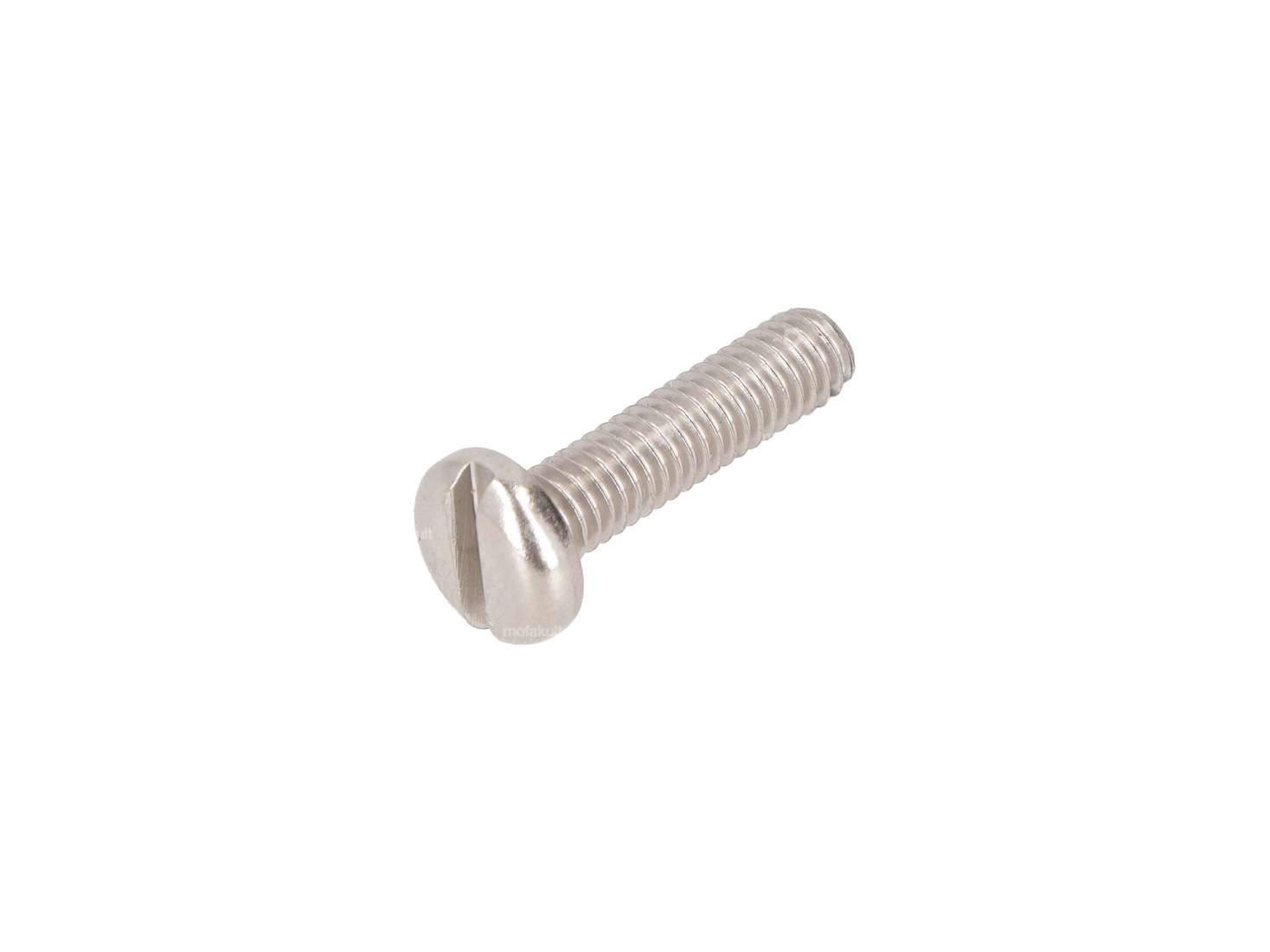 Schraube M4x16 Linsenkopf Schlitz Inox Carousel Image 1