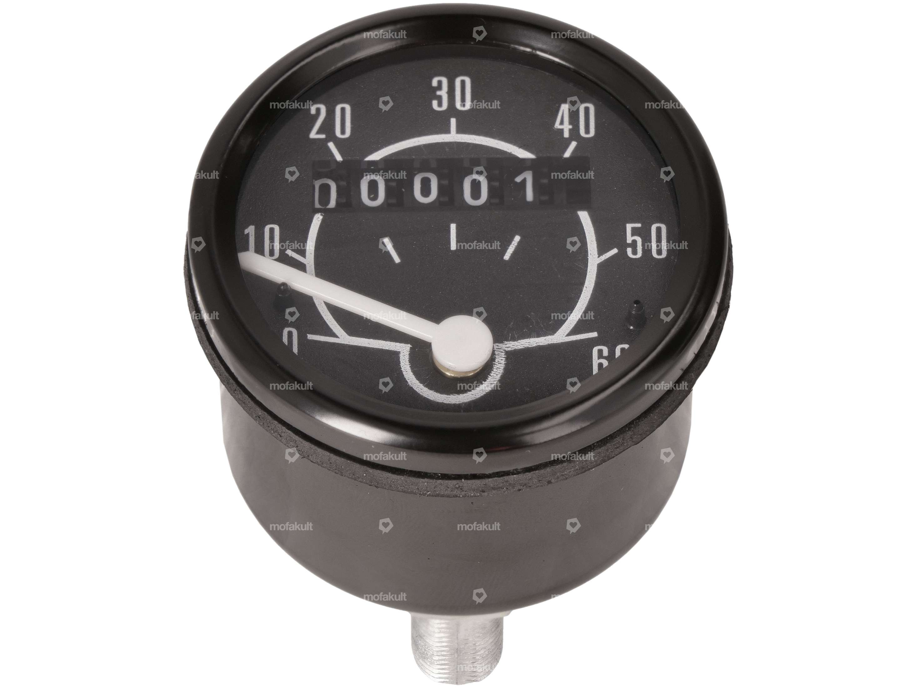 Transval speedometer 60 km/h Ø 48 mm black without mounting bracket ...