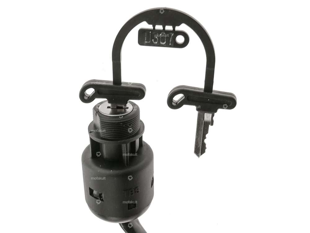 Ignition lock with key for Sachs, Hercules, Kreidler, Puch
