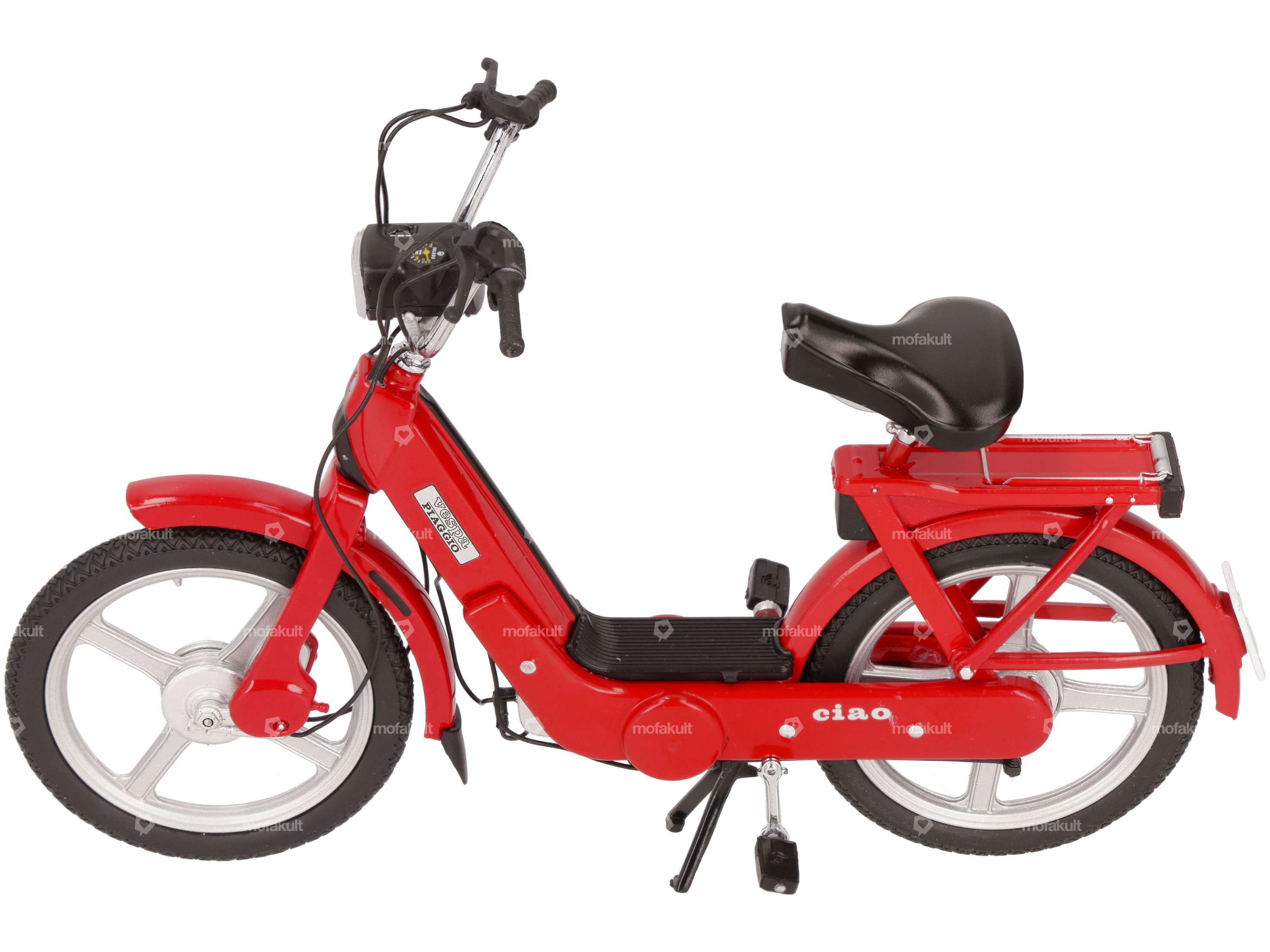 Vespa Piaggio Ciao red miniature model 1:10 (1A-quality)