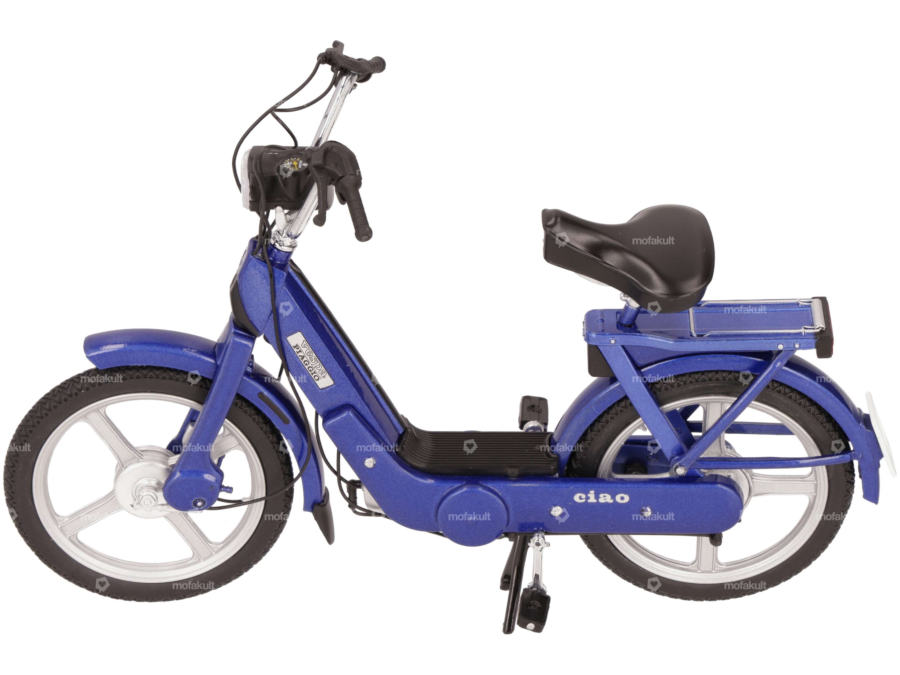 Piaggio Ciao 1985 Vespa Piaggio Ciao Blue Miniature Model 1:10 (1A