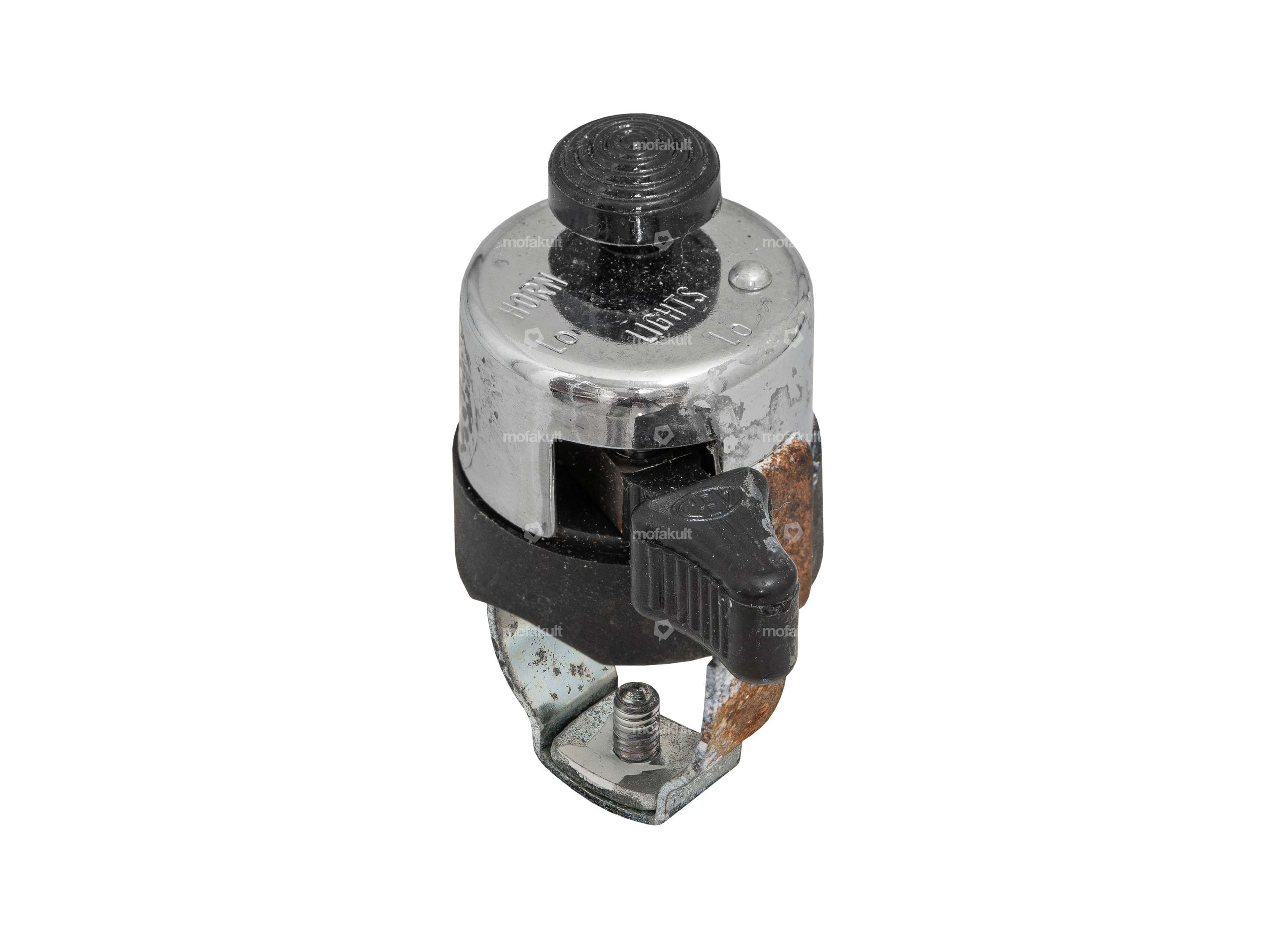 当時物　CEVスイッチ　3ポジション&ホーン CEV light switch 3 positions with horn (B-quality) NOS | mofakult