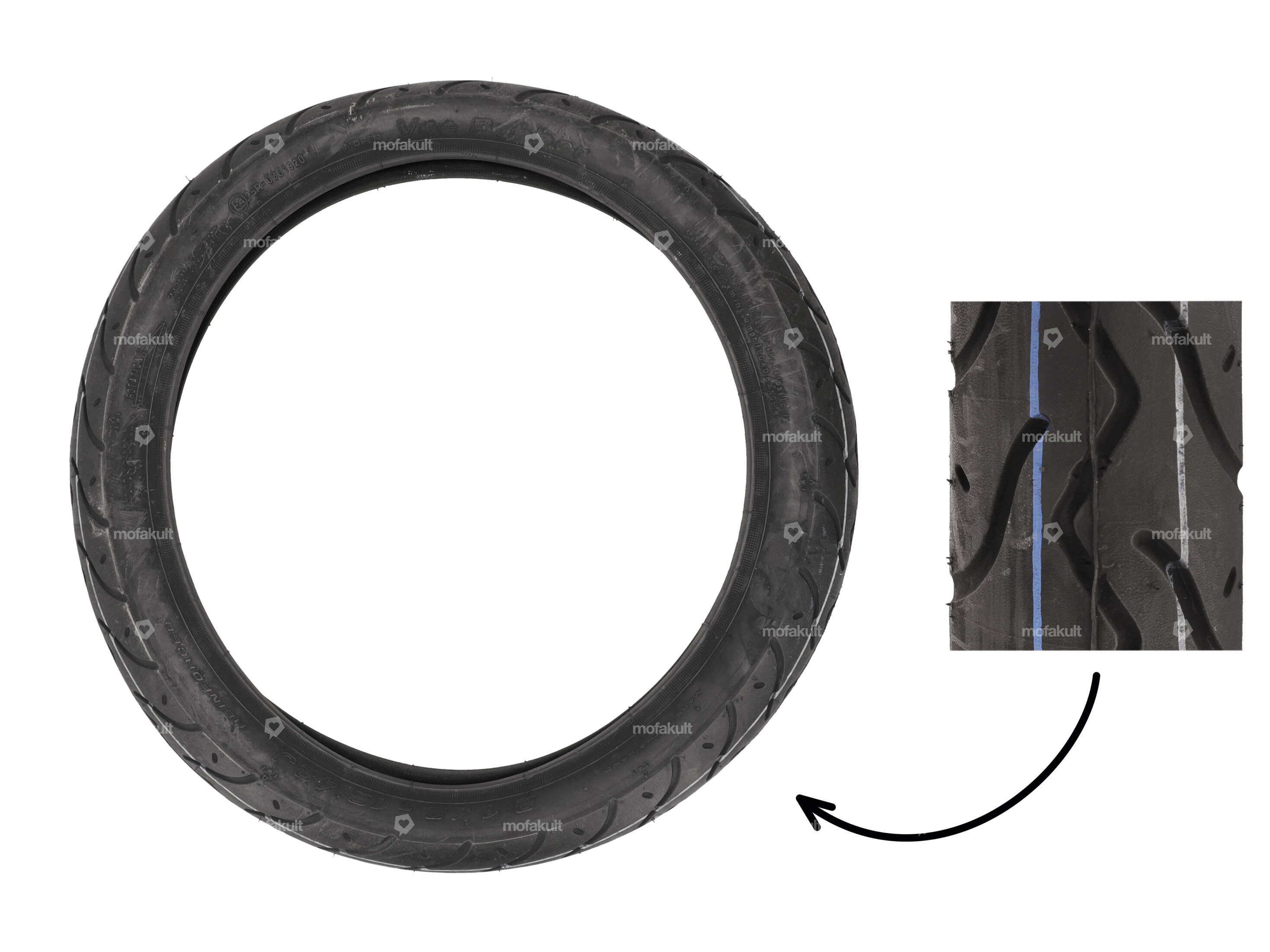 Vee Rubber VRM099 2.50 -16 TT 42 J Motorradreifen
