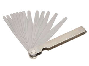 GPO Blattlehre-Set 0.05 - 1.00 mm 13-tlg. GPO Blattlehre-Set 0.05 - 1.00 mm 13-tlg.