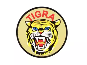 Aufkleber «TIGRA» Wappen Ø 44 mm | Tigra Pionier Aufkleber «TIGRA» Wappen Ø 44 mm | Tigra Pionier